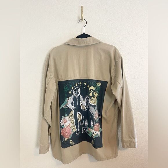 Fleetwood Mac Rumors Daydreamer upcycled utility jacket custom ONE OF A KIND  8 - Picture 8 of 8